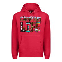 Cardinal camping life Premium Hoodie - CowhideDigitalArt