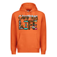 Carrot camping life Premium Hoodie - CowhideDigitalArt