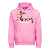 Fuchsia Pink she is strong proverbs 31 25 Urban Hoodie - JahusDesignShop
