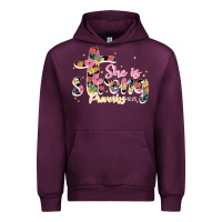 Mauve Wine she is strong proverbs 31 25 Urban Hoodie - JahusDesignShop