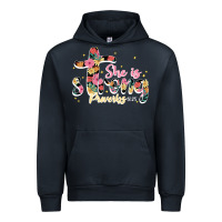 Navy she is strong proverbs 31 25 Urban Hoodie - JahusDesignShop
