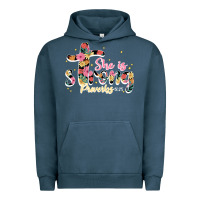 Pigment Midnight Navy she is strong proverbs 31 25 Urban Hoodie - JahusDesignShop