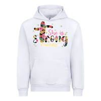White she is strong proverbs 31 25 Urban Hoodie - JahusDesignShop