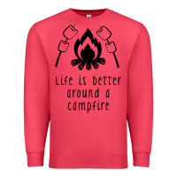 Cardinal life is better around a campfire Premium Sweatshirt - Unal Design