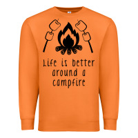 Carrot life is better around a campfire Premium Sweatshirt - Unal Design