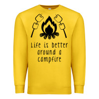Lemon life is better around a campfire Premium Sweatshirt - Unal Design