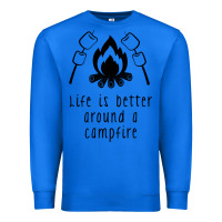 True Royal life is better around a campfire Premium Sweatshirt - Unal Design