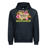 Navy made to worship Urban Hoodie - JahusDesignShop
