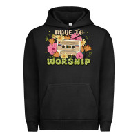Pigment Black made to worship Urban Hoodie - JahusDesignShop