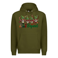 Army Green Elf squad skulls Premium Hoodie - FaDigitalArtStudio