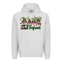 Dove Grey Elf squad skulls Premium Hoodie - FaDigitalArtStudio