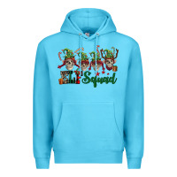 Ocean Blue Elf squad skulls Premium Hoodie - FaDigitalArtStudio