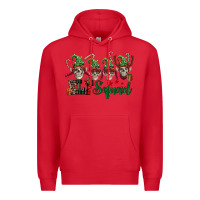 Red Elf squad skulls Premium Hoodie - FaDigitalArtStudio