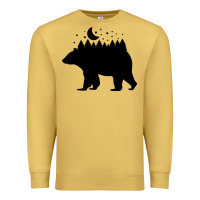 Antique Gold bear Premium Sweatshirt - Unal Design