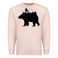 Pale Pink bear Premium Sweatshirt - Unal Design