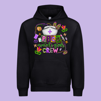 Picu Mardi Gras Crew Urban Hoodie Designed By Adodesignshop