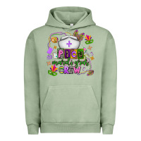 Pigment Oil Green picu mardi gras crew Urban Hoodie - AdoDesignShop