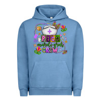 Pigment Pebble Blue picu mardi gras crew Urban Hoodie - AdoDesignShop