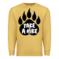 Antique Gold take a hike Premium Sweatshirt - Unal Design