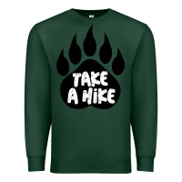 Sports Green take a hike Premium Sweatshirt - Unal Design