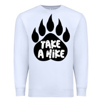White take a hike Premium Sweatshirt - Unal Design