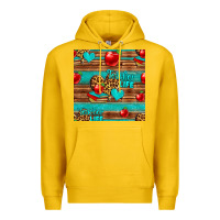 Lemon teacher life seamless pattern Premium Hoodie - HRA Design Shop
