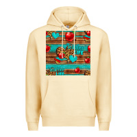 Pina Colada teacher life seamless pattern Premium Hoodie - HRA Design Shop