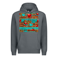 Rock teacher life seamless pattern Premium Hoodie - HRA Design Shop