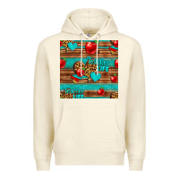 Sandshell teacher life seamless pattern Premium Hoodie - HRA Design Shop