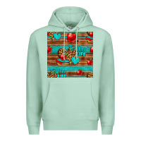 Seafoam teacher life seamless pattern Premium Hoodie - HRA Design Shop