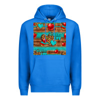 True Royal teacher life seamless pattern Premium Hoodie - HRA Design Shop