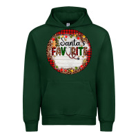 Forest Green custom name santas favorite nurse Urban Hoodie - AdoDesignShop
