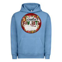Pigment Pebble Blue custom name santas favorite nurse Urban Hoodie - AdoDesignShop