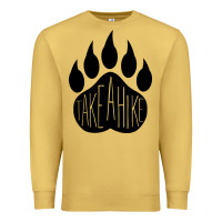 Antique Gold take a hike Premium Sweatshirt - Unal Design
