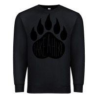 Black take a hike Premium Sweatshirt - Unal Design