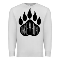 Dove Grey take a hike Premium Sweatshirt - Unal Design