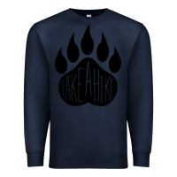 Navy take a hike Premium Sweatshirt - Unal Design