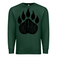 Sports Green take a hike Premium Sweatshirt - Unal Design