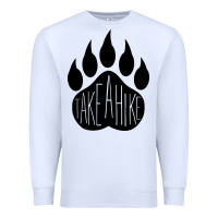 White take a hike Premium Sweatshirt - Unal Design