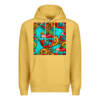 Antique Gold teacher apple seamless pattern Premium Hoodie - HRA Design Shop