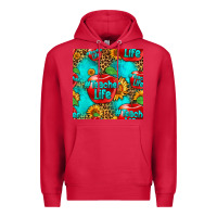Cardinal teacher apple seamless pattern Premium Hoodie - HRA Design Shop