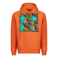Carrot teacher apple seamless pattern Premium Hoodie - HRA Design Shop