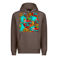 Coffee teacher apple seamless pattern Premium Hoodie - HRA Design Shop