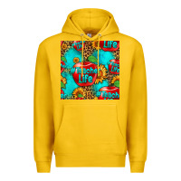 Lemon teacher apple seamless pattern Premium Hoodie - HRA Design Shop