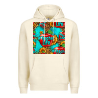 Sandshell teacher apple seamless pattern Premium Hoodie - HRA Design Shop