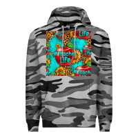 Slate Camo teacher apple seamless pattern Premium Hoodie - HRA Design Shop