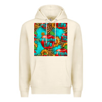Tofu teacher apple seamless pattern Premium Hoodie - HRA Design Shop