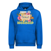 Cobalt made to worship Urban Hoodie - JahusDesignShop