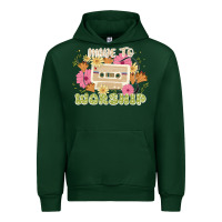 Forest Green made to worship Urban Hoodie - JahusDesignShop