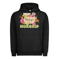 Pigment Black made to worship Urban Hoodie - JahusDesignShop